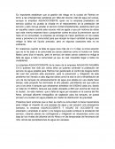 GESTION RIESGO FALTA DE AGUA