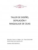 TALLER DE DISEÑO, DEPILACIÓN Y MAQUILLAJE DE CEJAS