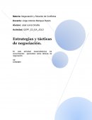 Estrategias y tácticas de negociación