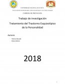 Tratamiento del Trastorno Esquizotípico de la Personalidad