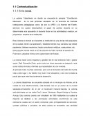 Diagnostico pedagógico. La colonia Tabachines