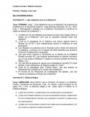 Didáctica General Actividades áulicas