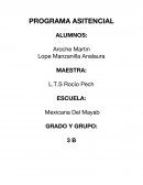 PROGRAMA ASITENCIAL