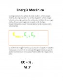 Proyecto energia cinetica