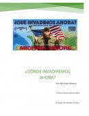 ENSAYO DE DOCUMENTAL A DONDE INVADIREMOS AHORA