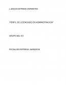 Perfil de licenciado en administracion
