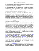 Ensayo sobre el consumismo