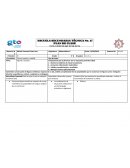 Plan de trabajo Figuras y cuerpos