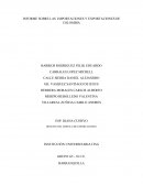 INFORME SOBRE LAS IMPORTACIONES Y EXPORTACIONES DE COLOMBIA