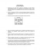 Guía de ejercicios Economía y Negocios