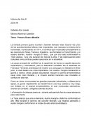 Primera guerra mundial. “Gran Guerra”