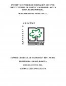 ESPACIO CURRICULAR: FILOSOFÍA Y EDUCACIÓN