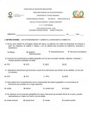 Examen geografia 1° telesecundaria