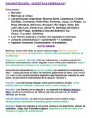 DRAMATIZACIÓN: “NUESTRAS HERMANAS”