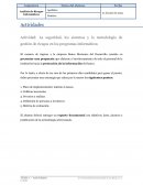 La seguridad, los sistemas y la metodología de gestión de riesgos en los programas informáticos