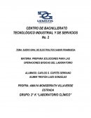 Producción de suero oral de sabor