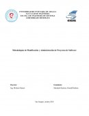 Metodologías de Planificación y Administración de Proyectos de Software