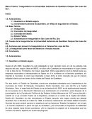 Marco Teórico “Inseguridad en la Universidad Autónoma de Querétaro Campus San Juan del Río”