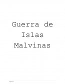Guerra de Islas Malvinas