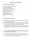 Cuestionario de las empresas digitales
