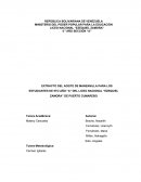 EXTRACTO DEL ACEITE DE MANZANILLA PARA LOS ESTUDIANTES DE 5TO AÑO “A” DEL LICEO NACIONAL “EZEQUIEL ZAMORA” DE PUERTO CUMAREBO