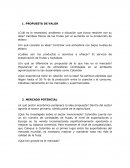 PROPUESTA DE VALOR. MERCADO POTENCIAL