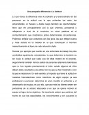 Una pequeña diferencia "La actitud"