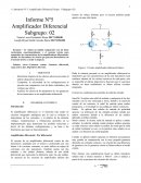 Informe Amplificador diferencial