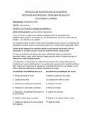 PROTOCOLO DE ACCION EN CASO DE ACCIDENTES