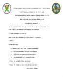 DETERMINACIÓN DE ERRONEOS EN MEDICIONES DE MASA, VOLUMEN Y DETERMINACIÓN DE LA DENSIDAD