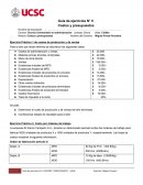 Guía de ejercicios N° 5 Costos y presupuestos