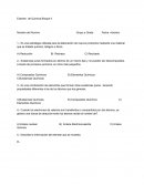 Examen de Química Bloque II