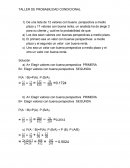 TALLER DE PROBABILIDAD CONDICIONAL