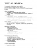 Encuesta y técnicas de comunicación