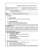 INFORME DE LABORATORIO DEL 11 DE MAYO DEL 2019