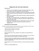 Cuento Negocios de una sola máscara