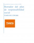 Borrador del plan de responsabilidad social