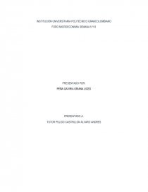 FORO MICROECONIMIA. PROCESO ESTRATÉGICO. Página 1