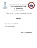 LA EDUCACION EN EL DESARROLLO HISTORICO DE MEXICO II *DIARIO *