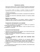 Proceso de control JUMEX