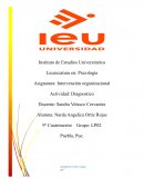 Diagnostico realizado en el Instituto de Estudios Universitarios