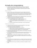 Armado de computadoras