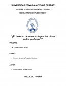 ¿El derecho de autor protege a los olores de los perfumes?"