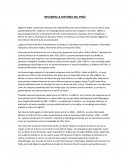 RESUMEN LA HISTORIA DEL PERÚ