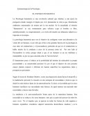 Epistemología de la Psicología EL ENFOQUE HUMANISTA