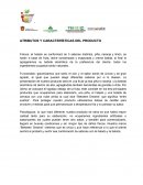 ATRIBUTOS Y CARACTERÍSTICAS DEL PRODUCTO