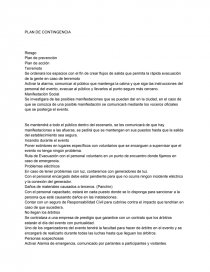 Seguridad del un evento. Página 1
