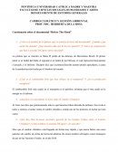 Cuestionario sobre el documental “Before The Flood”