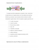 Ejemplo de bienes Complementarios