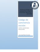 CÓDIGO DE CONVIVENCIA ESCOLAR